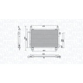 Klimakondensator 350203798000 von MAGNETI MARELLI günstig für 87,10 € online kaufen
