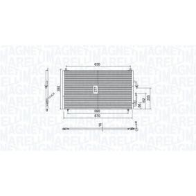 Klimakondensator 350203804000 von MAGNETI MARELLI günstig für 75,32 € online kaufen