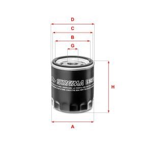 Achetez des Filtre à huile SOFIMA S 3632 R à prix pour 43,50 €