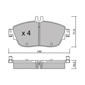 Acquista Kit pastiglie freni da AISIN BPMB-1020 a buon mercato per soli 51,56 €