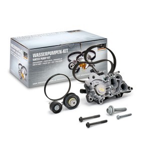Achetez des Kit de distribution + pompe à eau de chez HEPU en ligne pour Caddy V Van (SBA, SBH) à prix modérés
