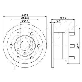 Bremsscheibe von ASHIKA