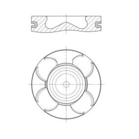 Kolben 640 PI 00115 002