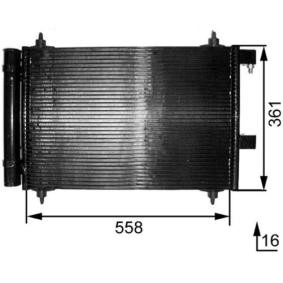 Köp Kondensor, klimatanläggning av MAHLE ORIGINAL AC 291 000S till det låga priset 1225,44 kr