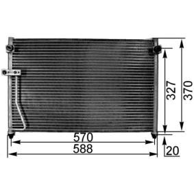 Köp Kondensor, klimatanläggning av MAHLE ORIGINAL AC 301 000S till det låga priset 711,46 kr