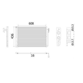 Köp Kondensor, klimatanläggning av MAHLE ORIGINAL AC 937 000S till det låga priset 2052,13 kr