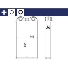 Compre Radiador de calefacción de MAHLE ORIGINAL online para Vivaro Camión de plataforma / Chasis (X83) a precios moderados