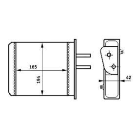 Comprar Radiador de calefacción de MAHLE ORIGINAL AH 159 000S a bajo precio de 26,06 €