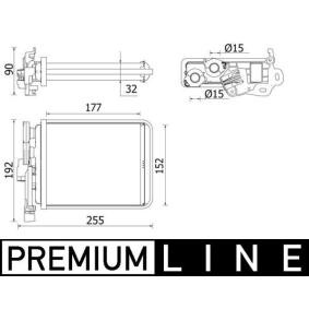 Acquista Radiatore riscaldamento da MAHLE ORIGINAL online per 308 II SW Van / Station Wagon (LC_) a prezzi moderati