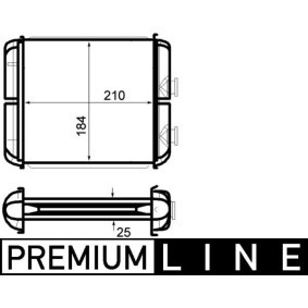 Osta Lämmityslaitteen kenno MAHLE ORIGINAL:llä AH 41 000P edullisesti hintaan 49,58 €