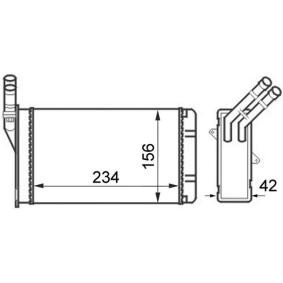 Acquista Radiatore riscaldamento da MAHLE ORIGINAL online per Xantia Van / Station Wagon (X2) a prezzi moderati