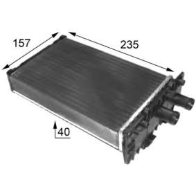 Wärmetauscher, Innenraumheizung für VW von MAHLE ORIGINAL