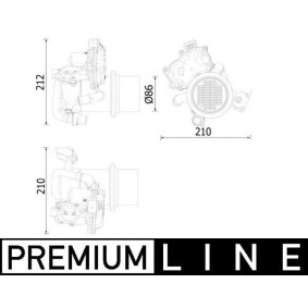 Köp EGR kylare av MAHLE ORIGINAL CE 20 000P till det låga priset 3034,53 kr
