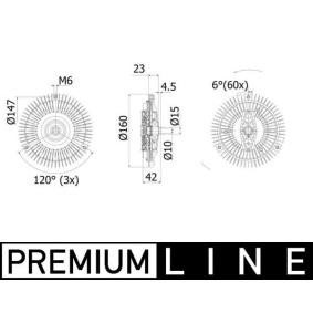Acquista Frizione ventola da MAHLE ORIGINAL CFC 107 001P a buon mercato per soli 72,81 €