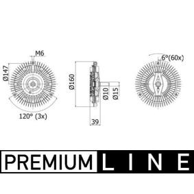 Compre Embraiagem, ventilador do radiador da MAHLE ORIGINAL CFC 264 000P a um preço baixo por 318,91 €