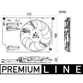 Køb Køleventilator af MAHLE ORIGINAL CFF 533 000P til den lave pris 3758,37 DKK