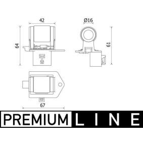 Gebläsewiderstand von MAHLE ORIGINAL für Meriva Mk II (B) (S10) günstig online kaufen