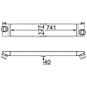 Köp Intercooler av MAHLE ORIGINAL CI 157 000S till det låga priset 2321,62 kr