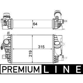 Kjøp Intercooler av MAHLE ORIGINAL CI 235 000P til den lave prisen 2033,39 NOK