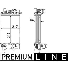 Kjøp Intercooler av MAHLE ORIGINAL CI 262 000P til den lave prisen 1787,81 NOK
