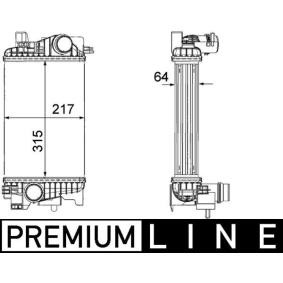 Kjøp Intercooler av MAHLE ORIGINAL CI 263 000P til den lave prisen 1720,91 NOK
