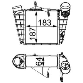 Köp Intercooler av MAHLE ORIGINAL CI 298 000S till det låga priset 1314,46 kr