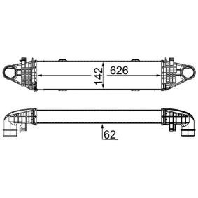 Ladeluftkühler CI 358 000S von MAHLE ORIGINAL günstig für 153,28 € online kaufen