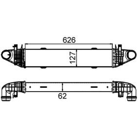 Ladeluftkühler CI 428 000S von MAHLE ORIGINAL günstig für 126,16 € online kaufen