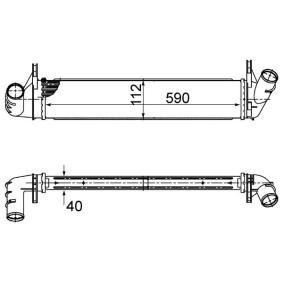 Köp Intercooler av MAHLE ORIGINAL CI 495 000S till det låga priset 1417,01 kr