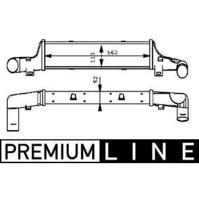 Ladeluftkühler CI 54 000P von MAHLE ORIGINAL günstig für 197,64 € online kaufen