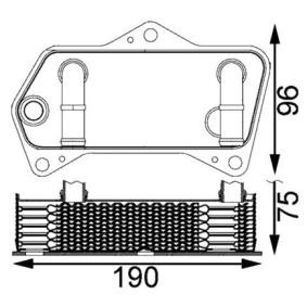 Ölkühler, Automatikgetriebe von MAHLE ORIGINAL