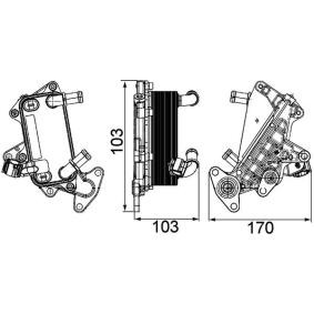 Køb Oliekøler, automatisk gearkasse af MAHLE ORIGINAL CLC 25 000P til den lave pris 633,19 DKK