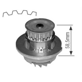 Köp Vattenpump av MAHLE ORIGINAL CP 268 000S till det låga priset 418,18 kr