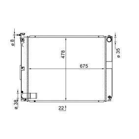 Achetez des Radiateur du moteur MAHLE ORIGINAL CR 1578 000S à prix pour 438,22 €