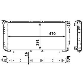 Achetez des Radiateur du moteur MAHLE ORIGINAL CR 541 000S à prix pour 126,12 €