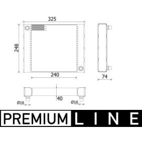 Achetez des Radiateur du moteur MAHLE ORIGINAL CR 958 000P à prix pour 300,14 €