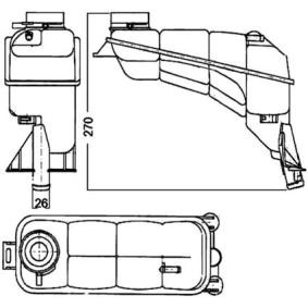Ausgleichsbehälter CRT 117 000S