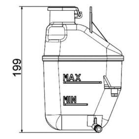 Achetez des Vase d'expansion, liquide de refroidissement MAHLE ORIGINAL CRT 88 001S à prix pour 56,24 €