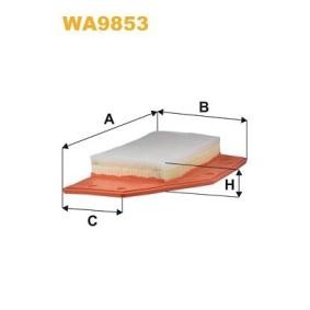 Achetez des Filtre à air WIX FILTERS WA9853 à prix pour 47,64 €