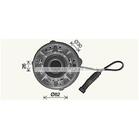 Kjøp Clutch, kjølevifte av PRASCO IVC157 til den lave prisen 6423,58 NOK