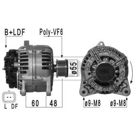 Lichtmaschine 209028A für DUSTER für 240,57 CHF