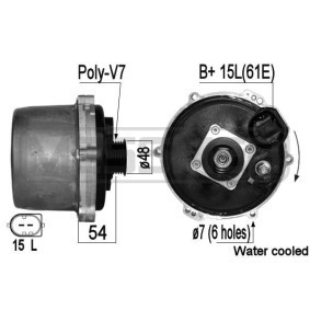Lichtmaschine 209068A für LAND ROVER