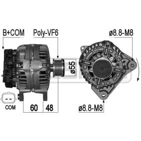 Lichtmaschine 209071A für DUSTER für 264,07 CHF