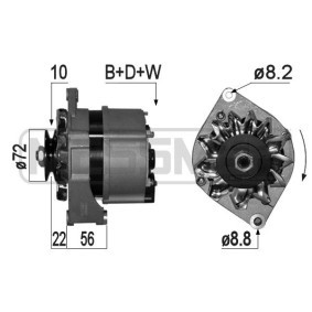 Lichtmaschine 209090A für Astra Mk IV (G) CC (T98) für 138,31 CHF