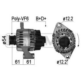 Lichtmaschine 209323A für GIULIETTA (940) für 203,66 CHF