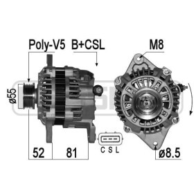 Lichtmaschine 209355A für SUBARU