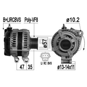 Lichtmaschine 209362A für LAND ROVER
