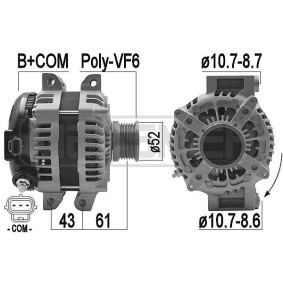 Lichtmaschine 209465A für JEEP
