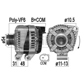 Lichtmaschine 209529A für Discovery II (L318) für 317,18 CHF