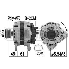 Lichtmaschine 209537A für Qashqai / Qashqai +2 I (J10, NJ10) für 325,05 CHF